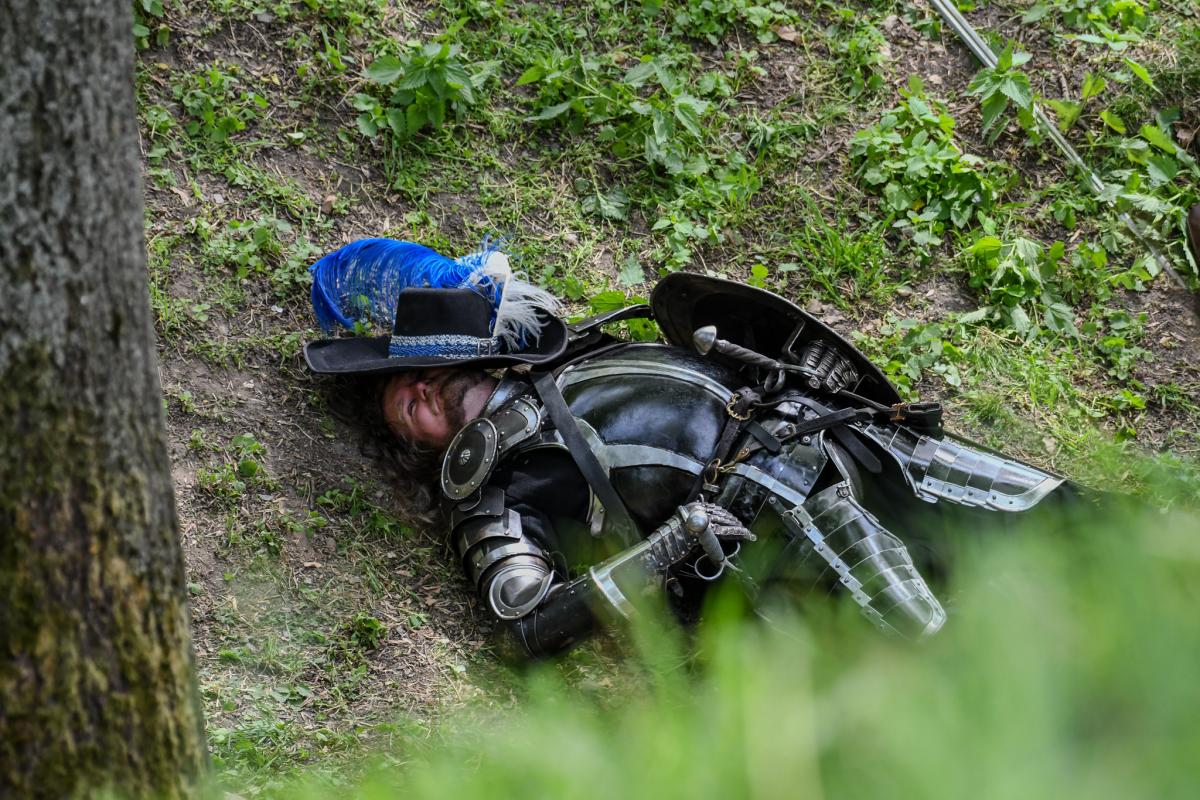 Ukázka fotografie z akce. Foceno pro šermíře.