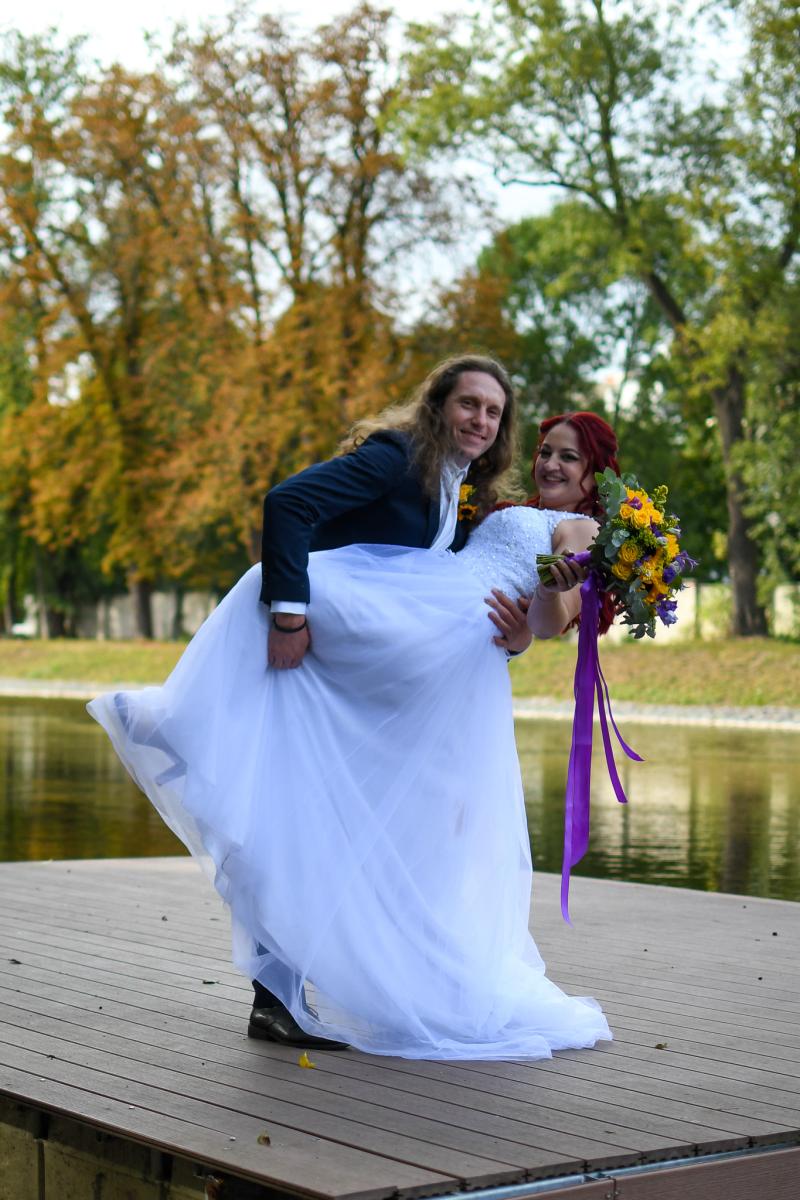 Svatební fotografie foceno mnou ze stativu