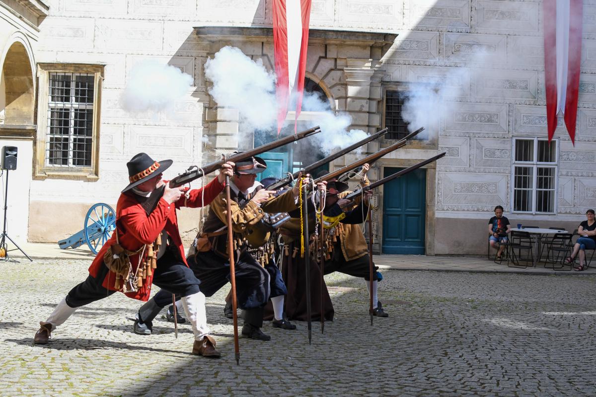 Ukázka fotografie z akce. Foceno pro šermíře.
